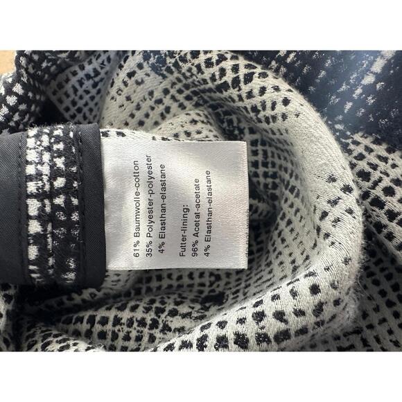 Akris Punto Italian Fabric Cropped Zip Up Jacket Navy Blue Women’s size 8 - Picture 8 of 12